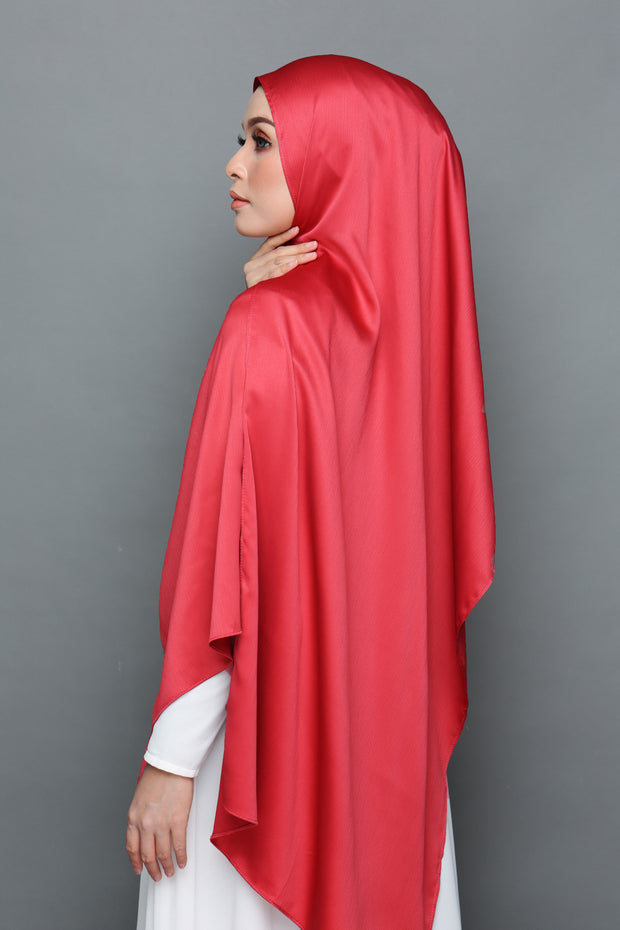 Crumple Satin (Red Snake)