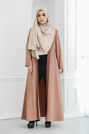 Stripe Long Cardi (Brown)