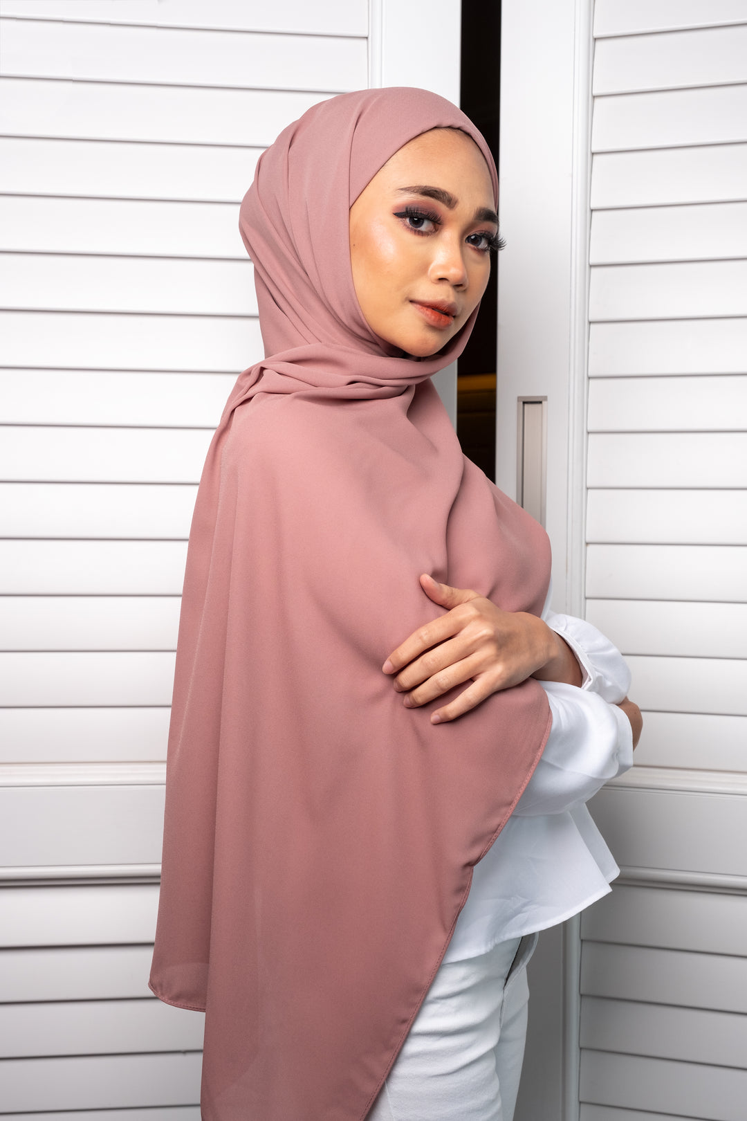 Semi Instant Chiffon (Mauvelous Rose)