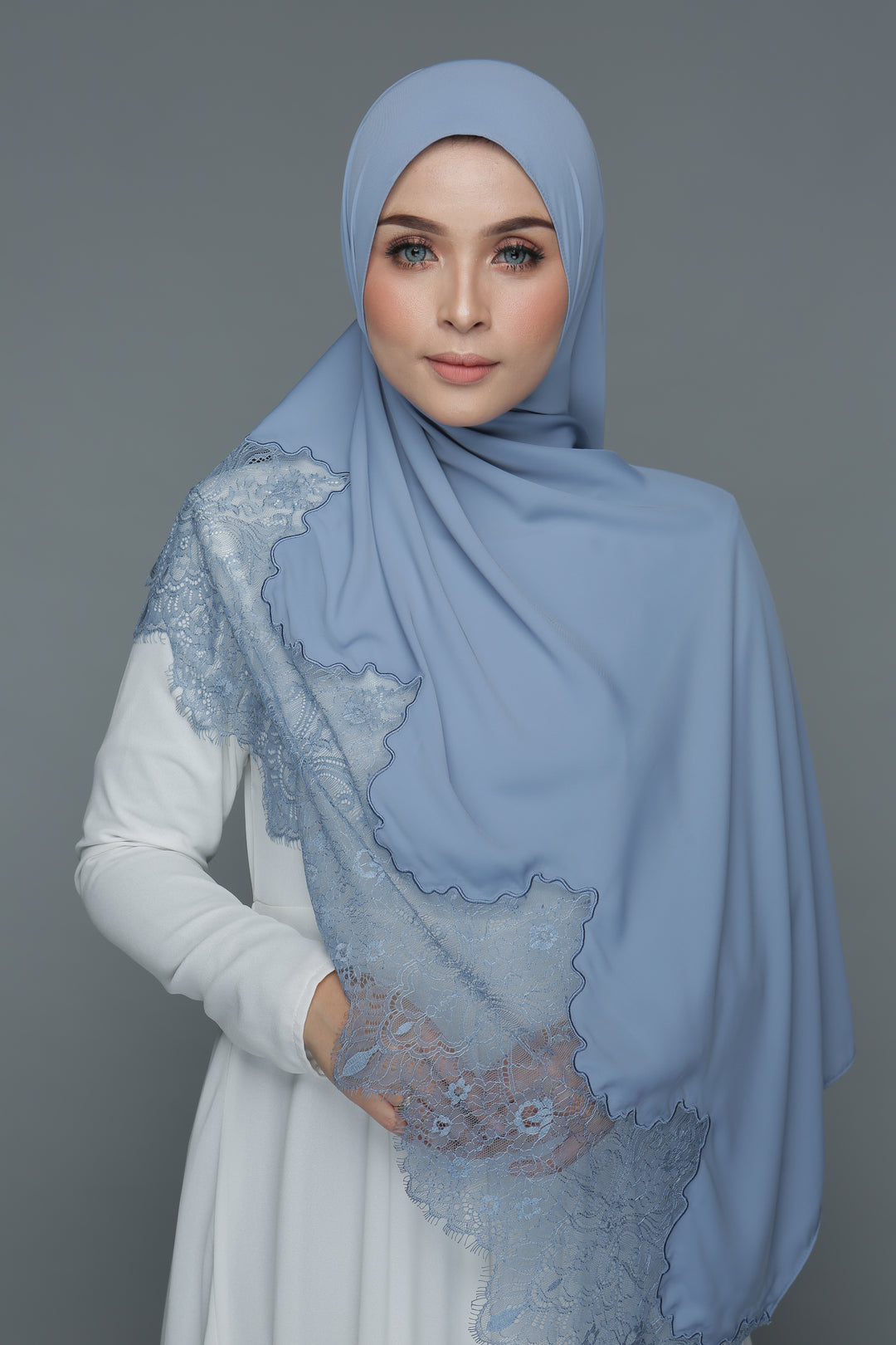 Powdered Chiffon Lace Serenity (Length)