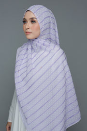 Textured Embroidery Shawl (Lavender)