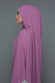 NN Powdered Chiffon Long Shawl (Purple) | Nushee Nurra