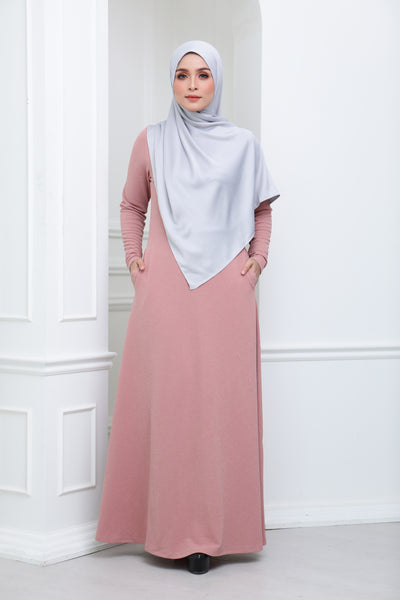 Glitter Dress (Dusty Pink)