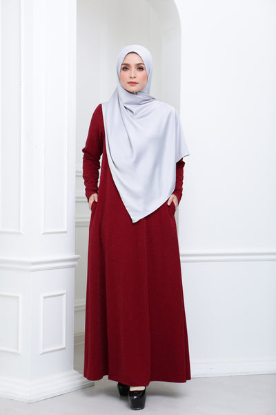 Glitter Dress (Maroon)