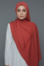 NN Powdered Chiffon Long Shawl (Berry Nice) | Nushee Nurra