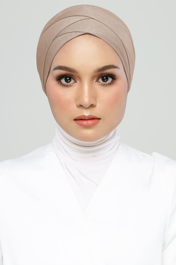 Tie Back Double Cross (Mocha)